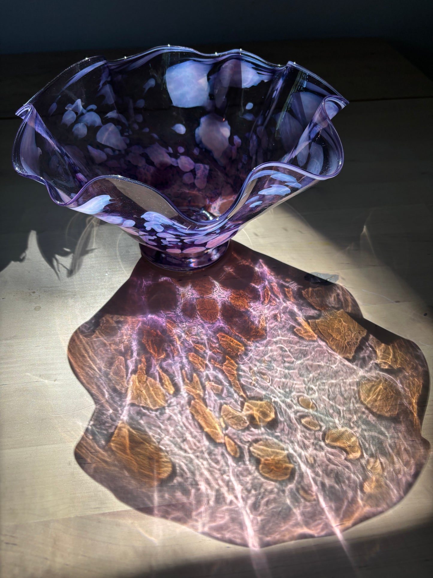 Flutter Bowl - Purple Sparkle