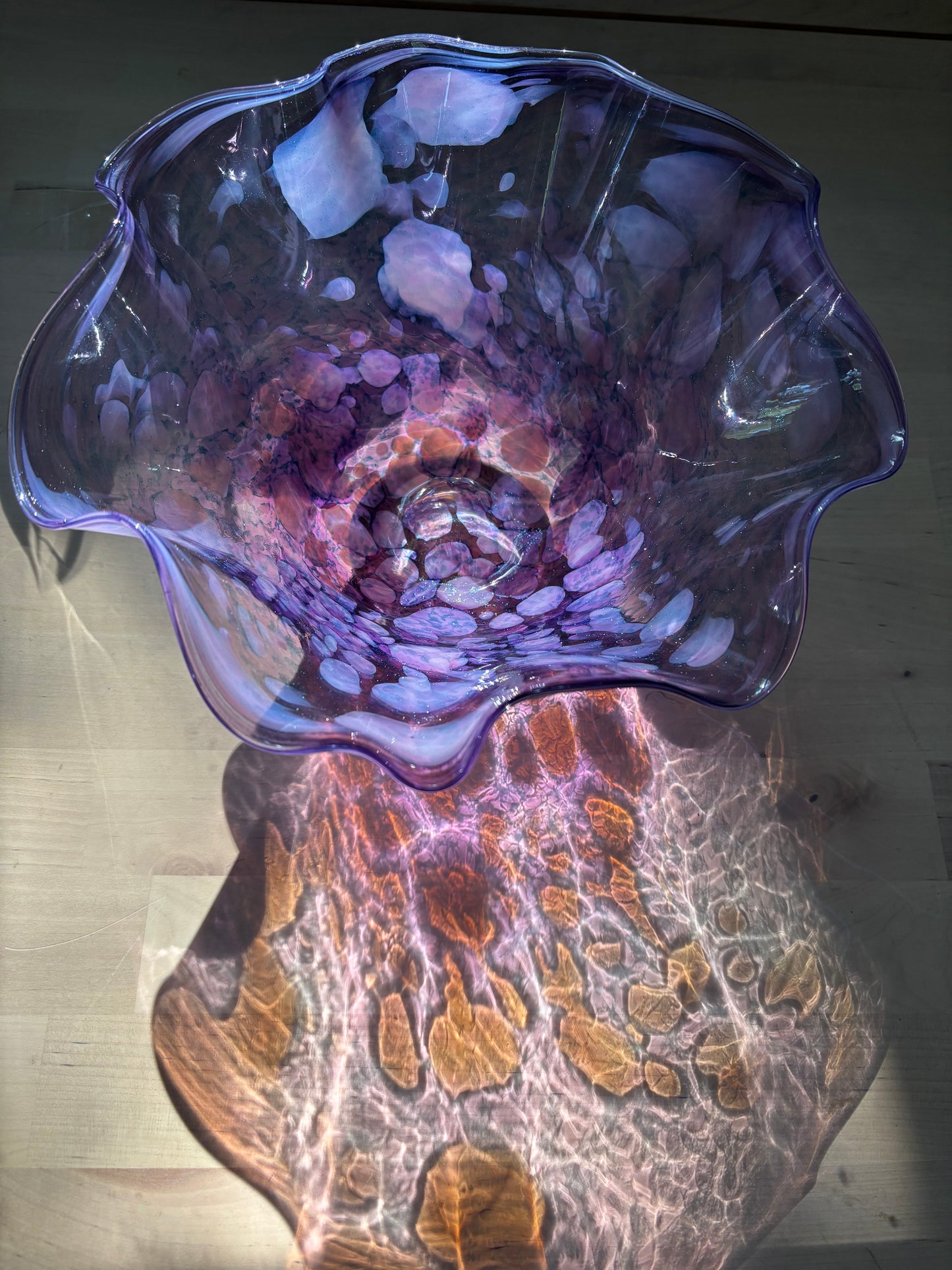Flutter Bowl - Purple Sparkle
