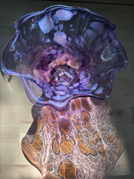 Flutter Bowl - Purple Sparkle