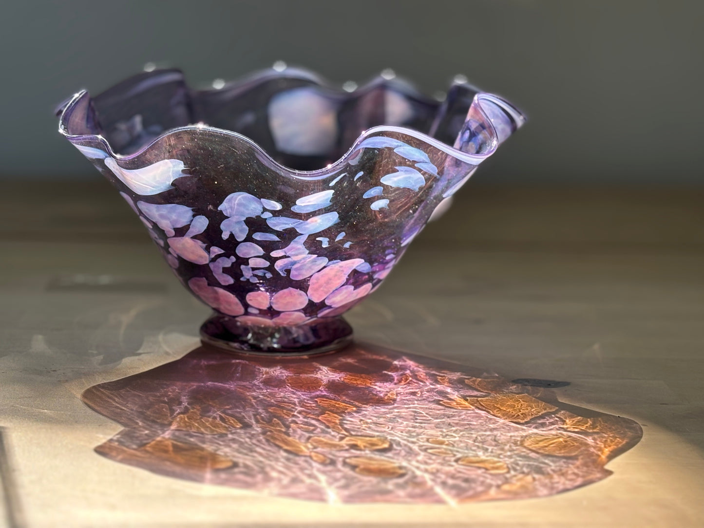 Flutter Bowl - Purple Sparkle