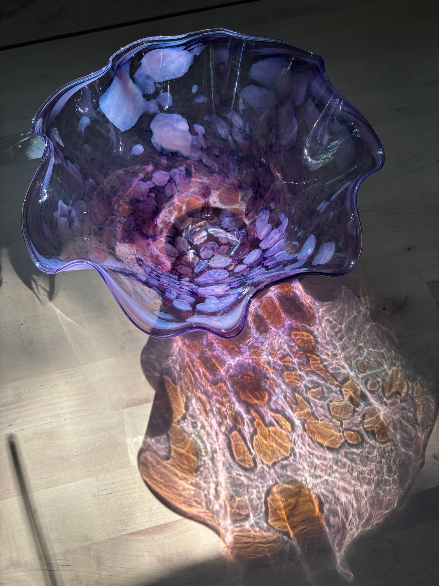 Flutter Bowl - Purple Sparkle