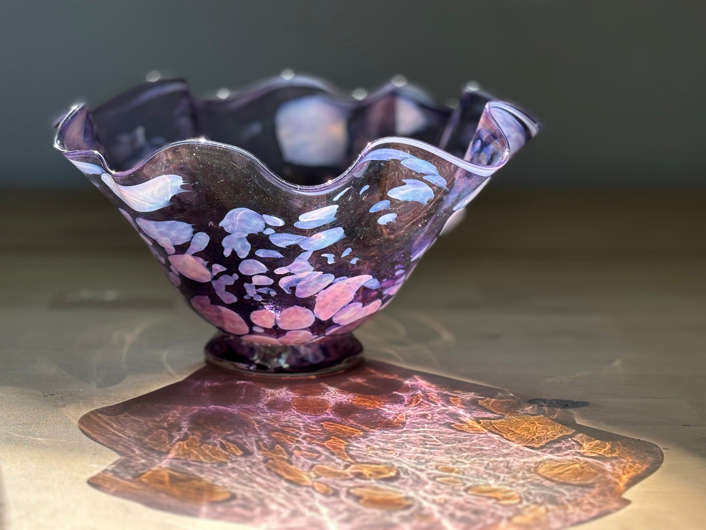 Flutter Bowl - Purple Sparkle