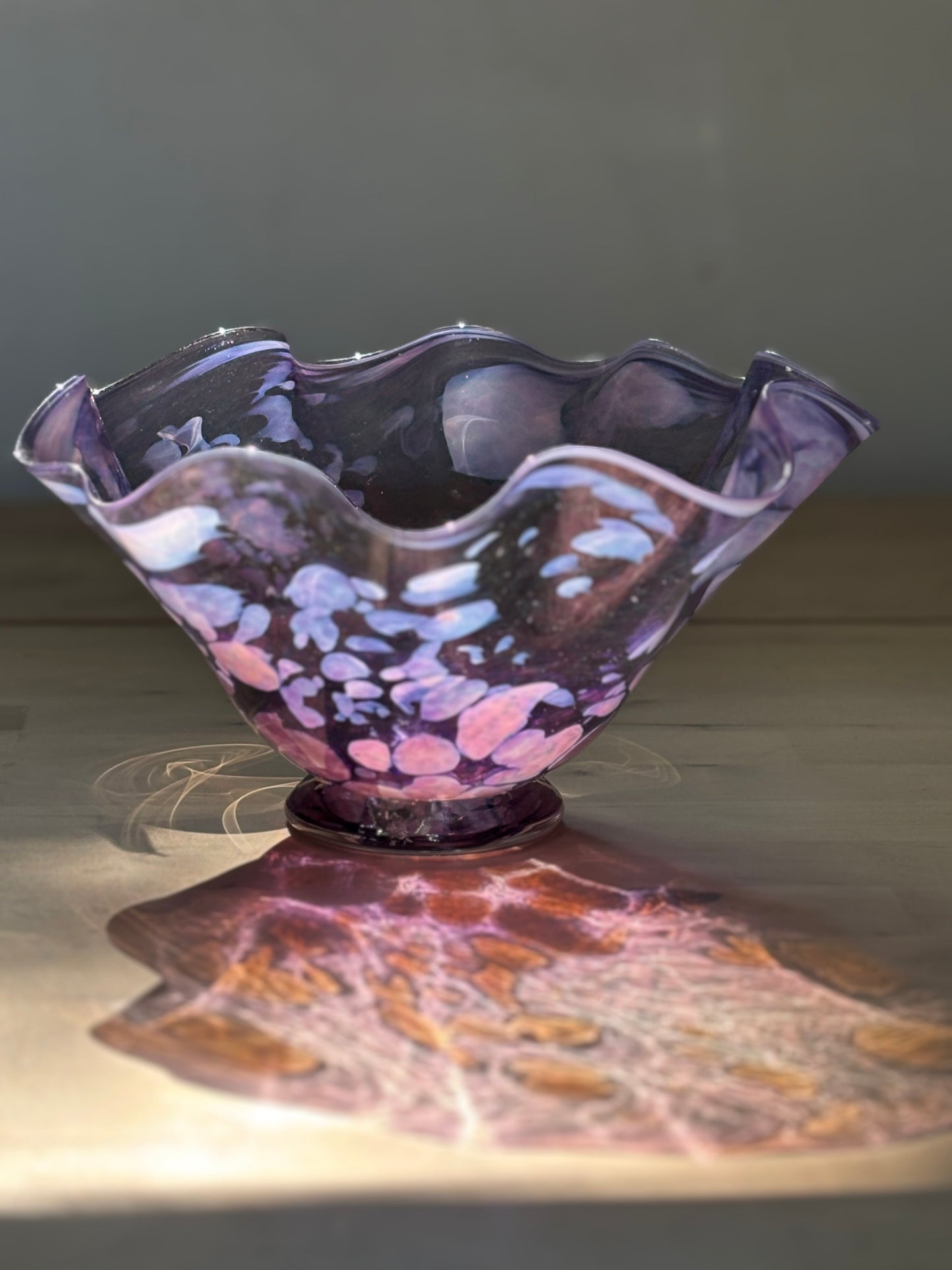 Flutter Bowl - Purple Sparkle