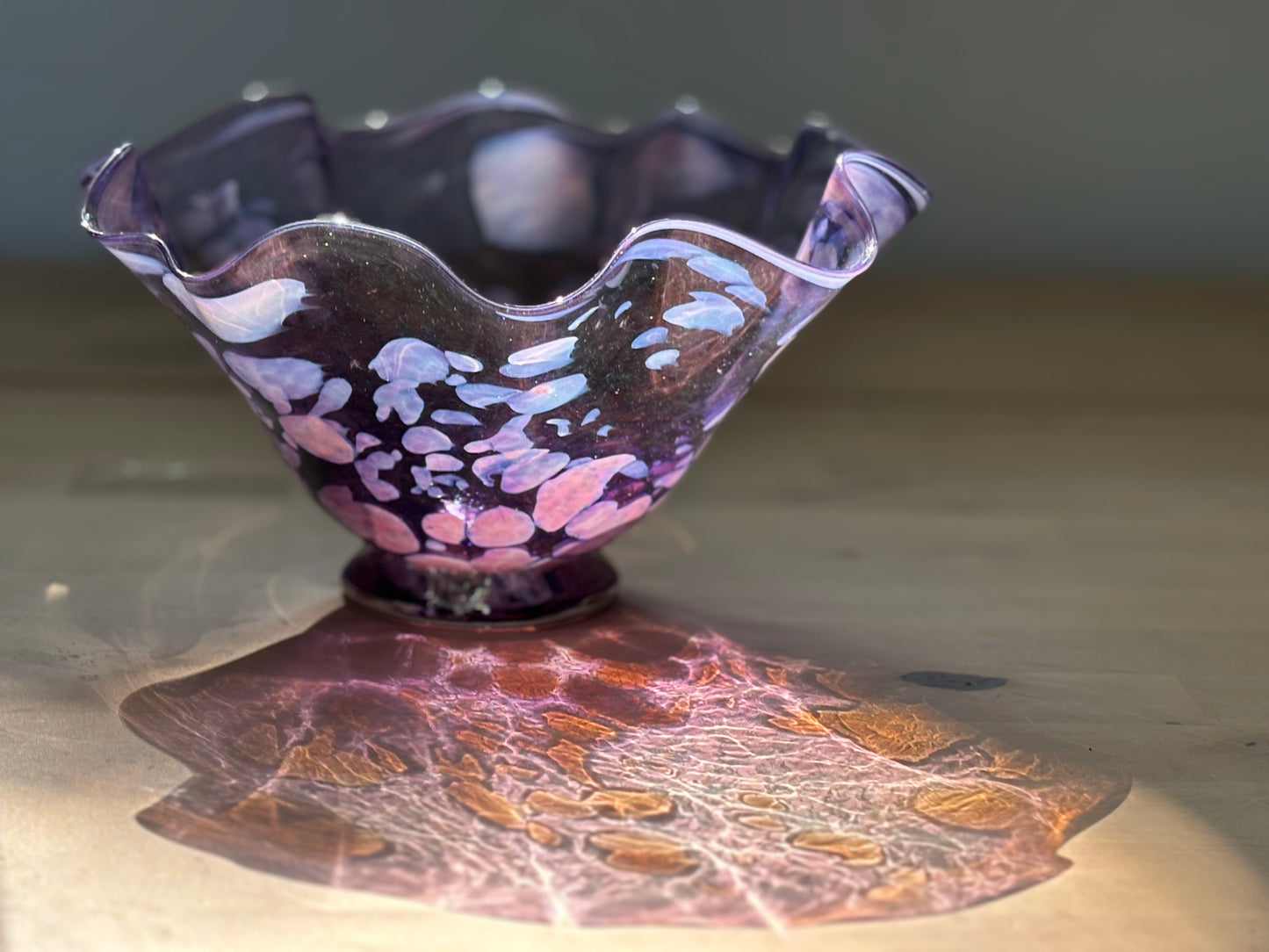 Flutter Bowl - Purple Sparkle