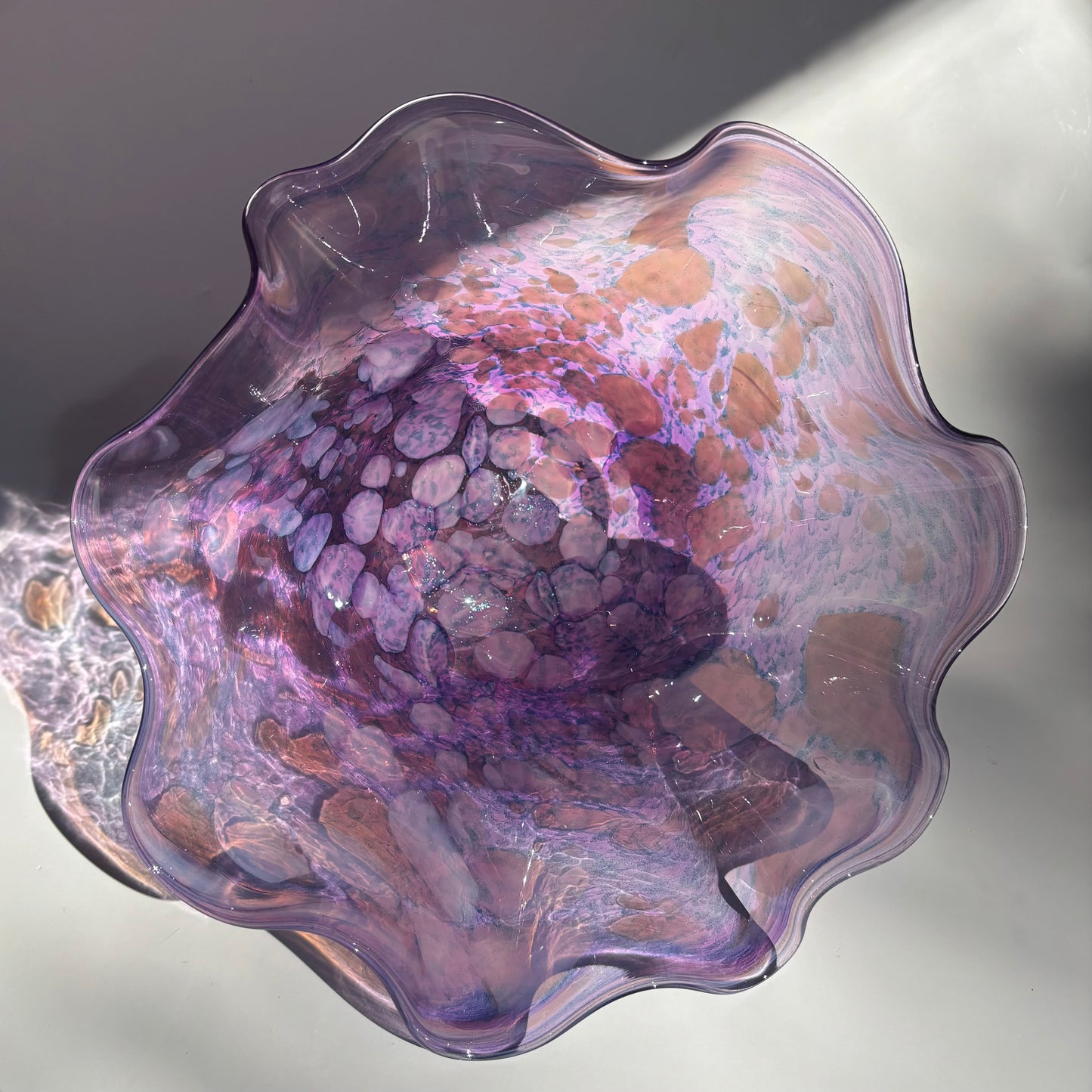 Flutter Bowl - Purple Sparkle
