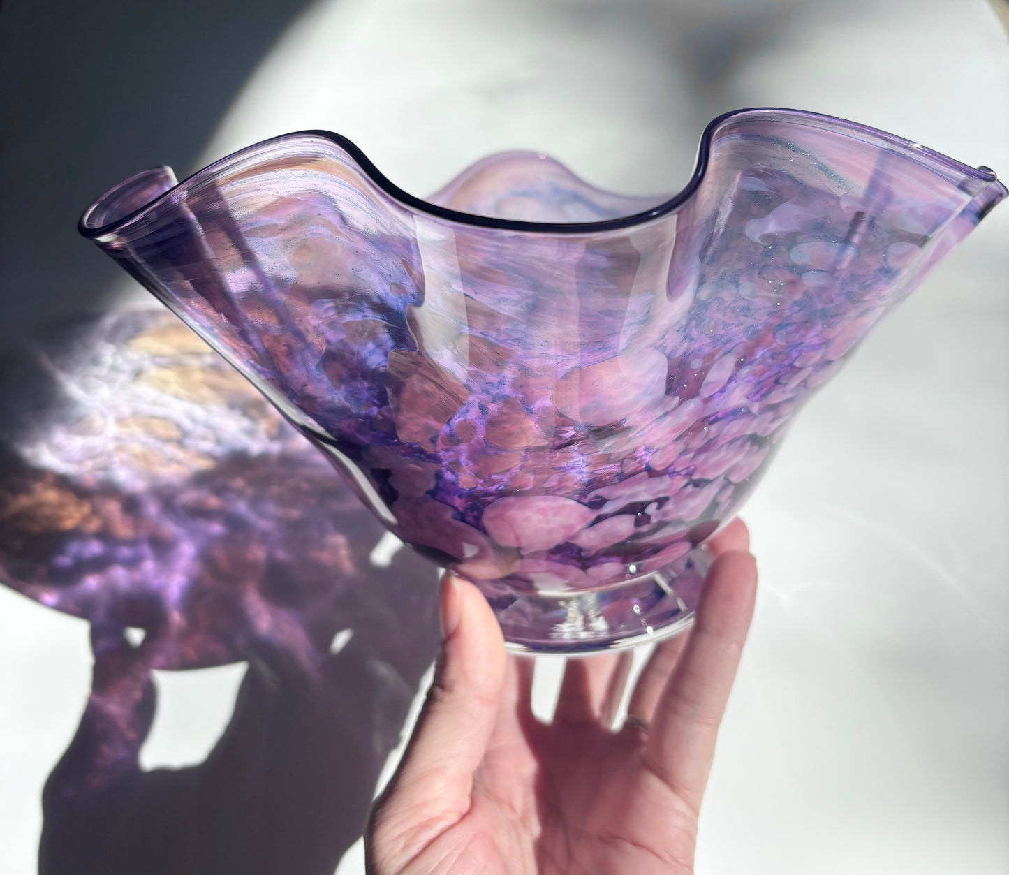 Flutter Bowl - Purple Sparkle