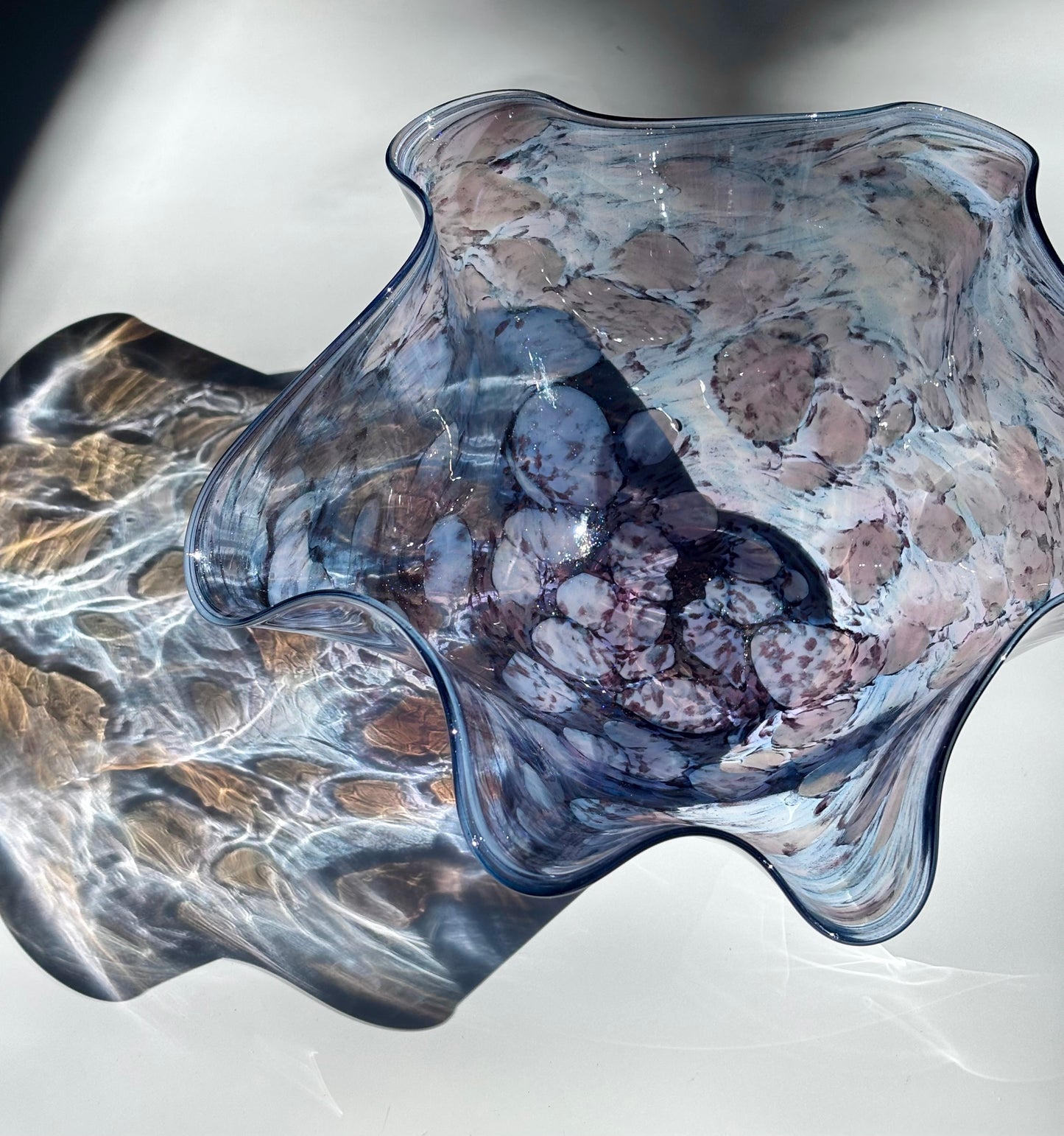 Flutter Bowl - Blue Sparkle
