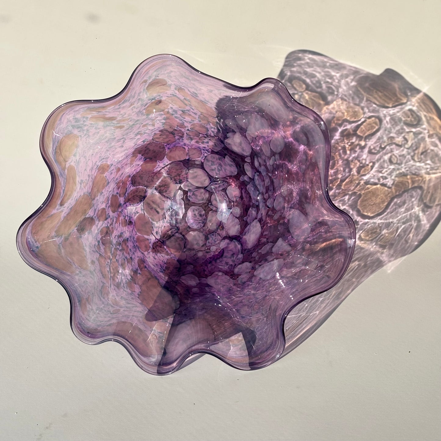 Flutter Bowl - Purple Sparkle