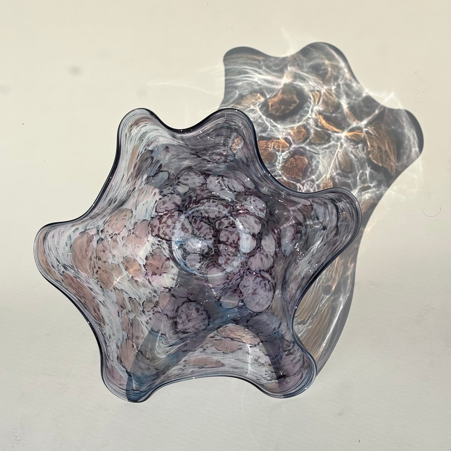Flutter Bowl - Blue Sparkle
