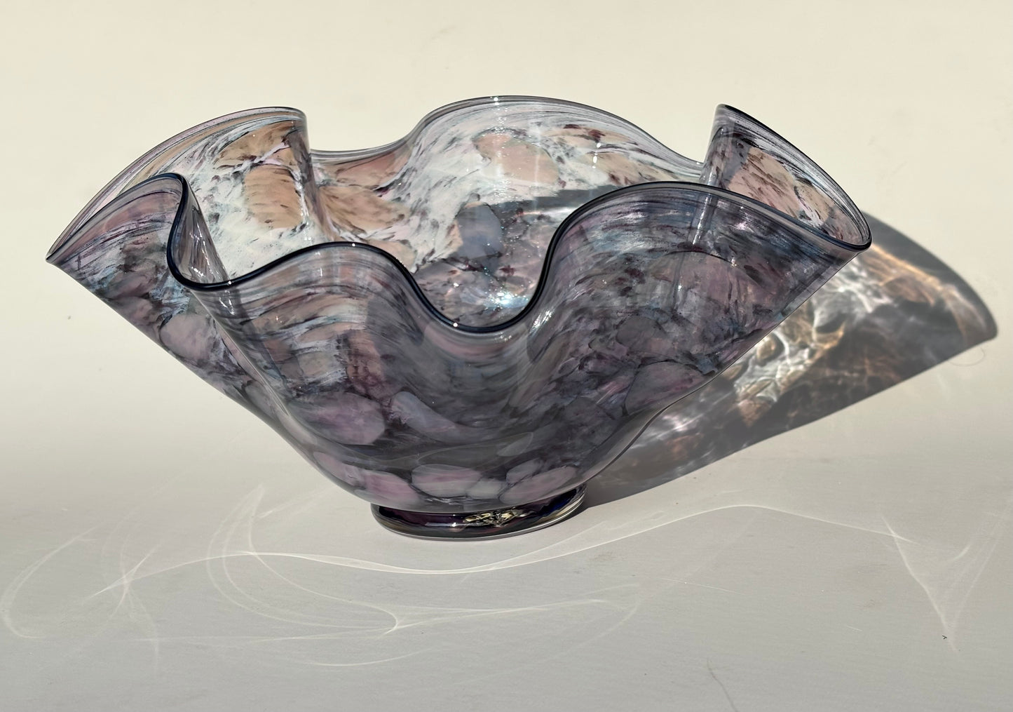 Flutter Bowl - Blue Sparkle