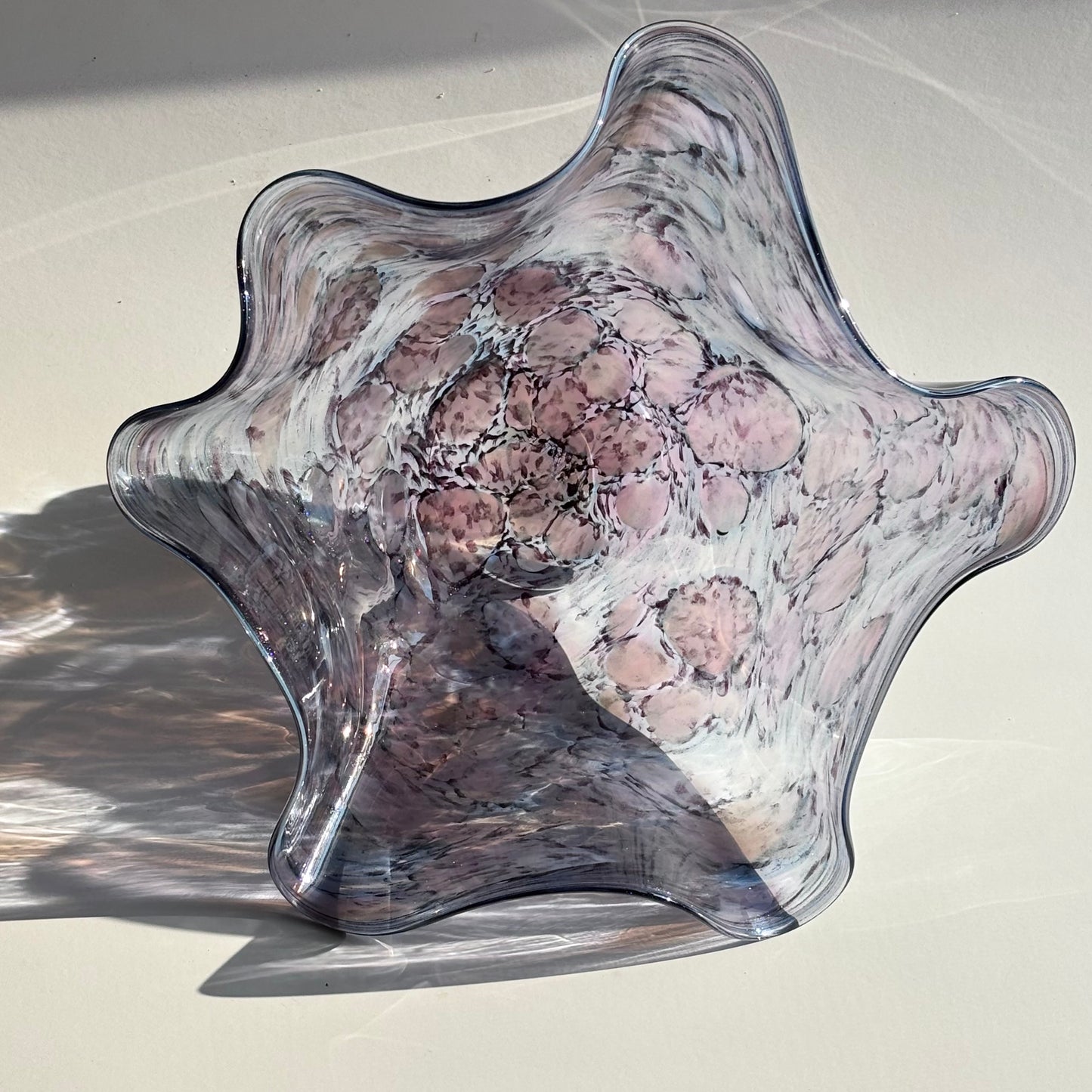 Flutter Bowl - Blue Sparkle