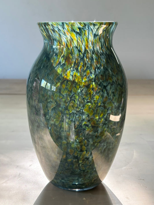 Handblown Glass Vase – Glitter Confetti